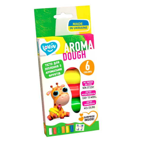 Okto Lovin: Set de plastilină parfumată - 6 buc