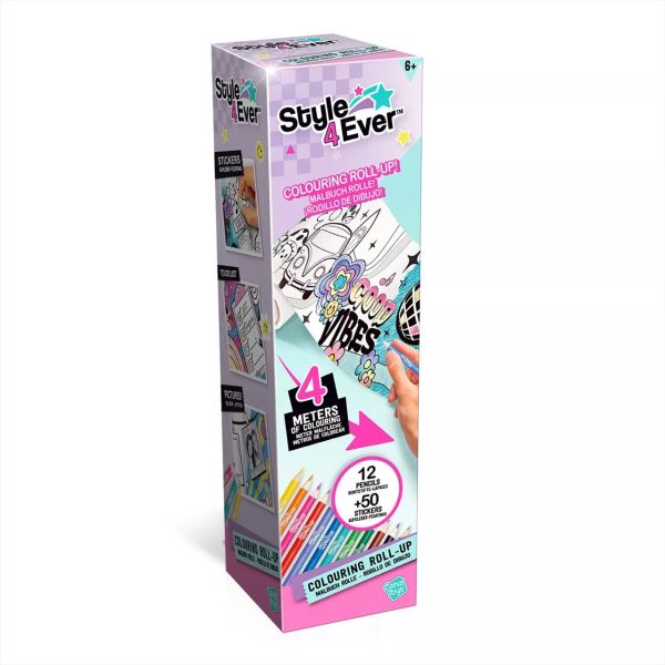 Canal Toys: Style 4 Ever, Színező tekercs szett - 4 méter