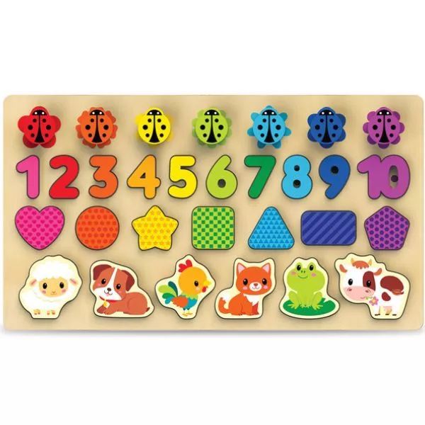 Kids Hits: Fa foglalkoztató tábla - Első leckém - 30 db-os