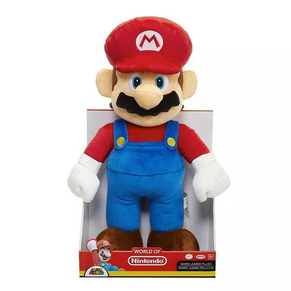 Super Mario: Mario óriás plüssfigura - 50 cm