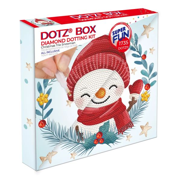 Diamond Dotz: Dotz Box képkészítő készlet - Hóember