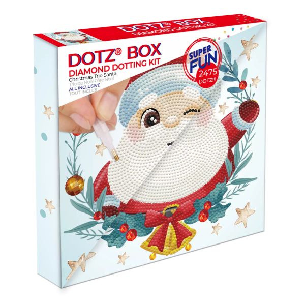 Diamond Dotz: Dotz Box képkészítő készlet - Mikulás