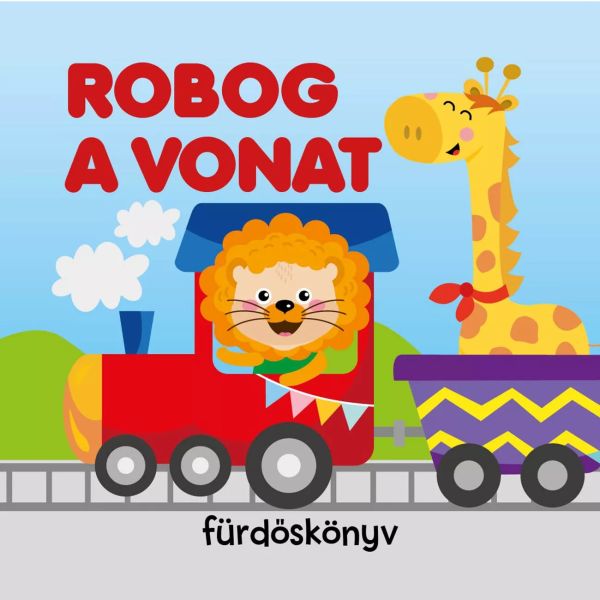 Robog a vonat fürdőskönyv