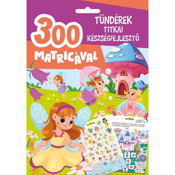 Tündérek titkai készségfejlesztő 300 matricával