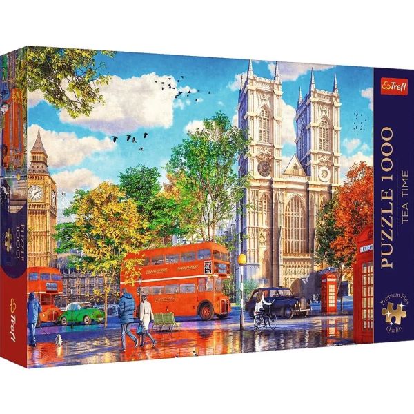 Trefl Premium Plus: Tea Time London - 1000 darabos puzzle