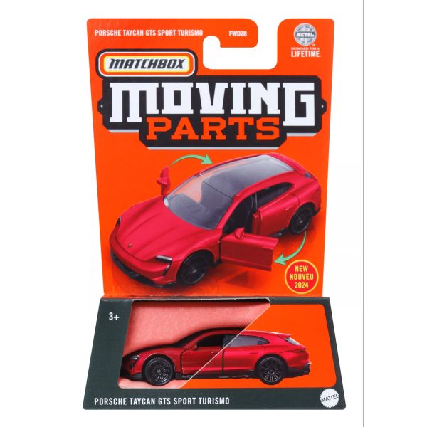 Matchbox Moving Parts: Porsche Taycan GTS Sport Turismo kisautó