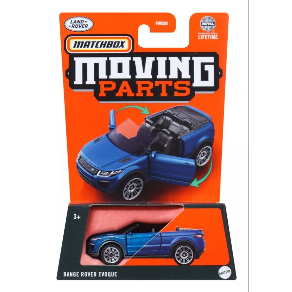 Matchbox Moving Parts: Range Rover Evoque kisautó