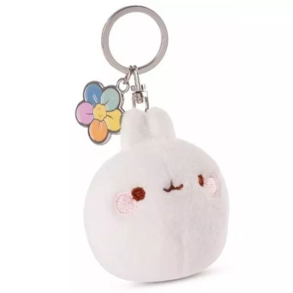 Nici: Molang, a nyuszi plüss kulcstartó - 6 cm