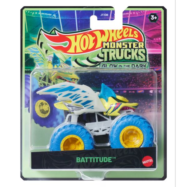 Hot Wheels: Sötétben világító Monster Trucks - Battitude