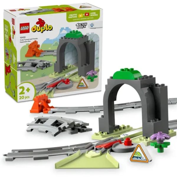 LEGO® DUPLO® Vonatalagút és sínek kiegészítő szett 10425