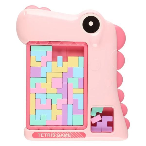 Dinoszaurusz formájú tetrisz játéktábla - Pink