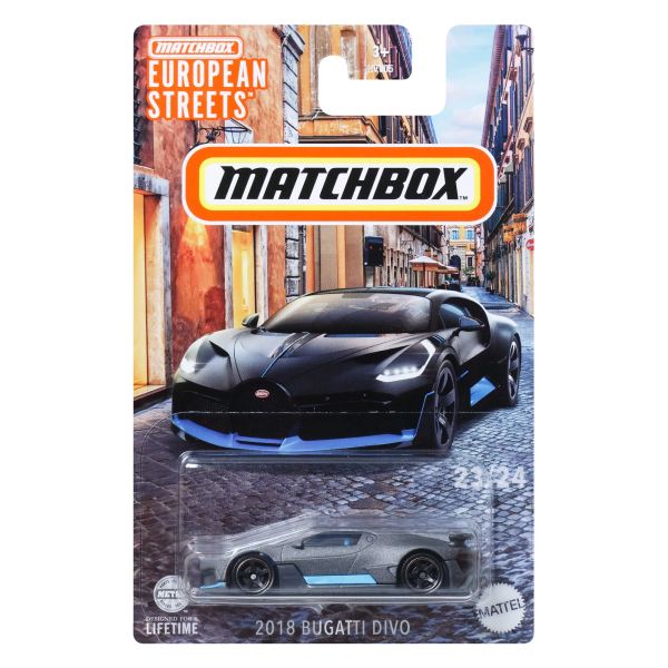 Matchbox Európa: 2018 Bugatti Divo mașinuță - 1: 64