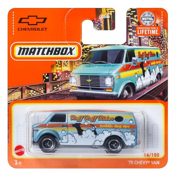 Matchbox: 75 Chevy Van kisautó - 1:64