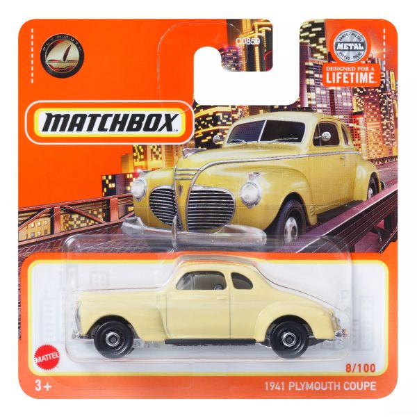 Matchbox: 1941 Plymouth Coupe kisautó - 1:64