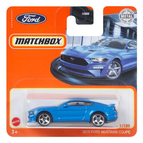 Matchbox: 19 Ford Mustang Coupe kisautó - 1:64