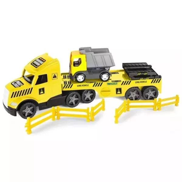 Wader: Magic Truck Technic kamion kukásautóval - 79 cm CSOMAGOLÁSSÉRÜLT