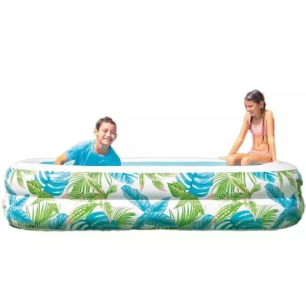 Intex: Trópusi felfújható családi medence - 229 x 152 x 48 cm