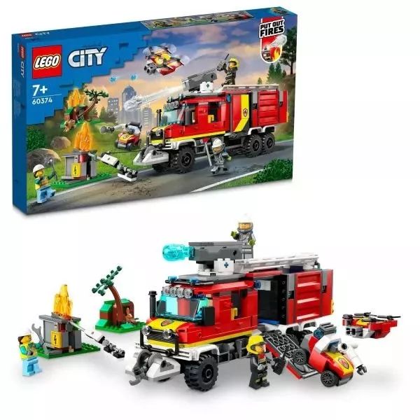 LEGO® City: Fire Tűzvédelmi teherautó 60374 CSOMAGOLÁSSÉRÜLT