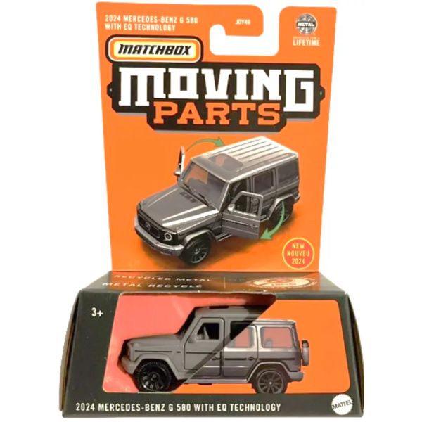 Matchbox Moving Parts: 2024 Mercedes Benz G 580 with EQ Technology kisautó