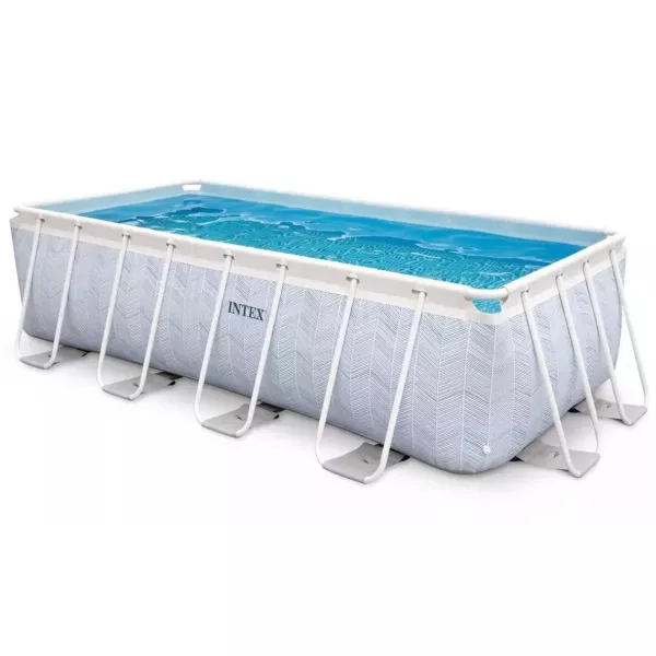 Intex: Szögletes fémvázas medence - 400 x 200 x 100 cm