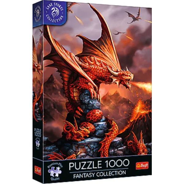 Trefl Premium Plus: Fantasy Collection dragon - puzzle cu 1000 de piese