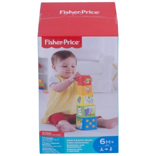 Fisher-Price: Stack Explore Blocks építőjáték