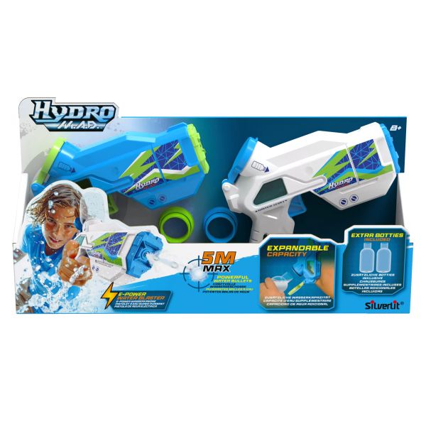 Silverlit: Hydro M.A.D mini elektromos vízipisztoly - 2 db-os