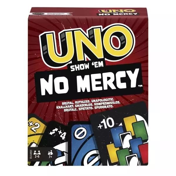 UNO: No Mercy kártyajáték CSOMAGOLÁSSÉRÜLT