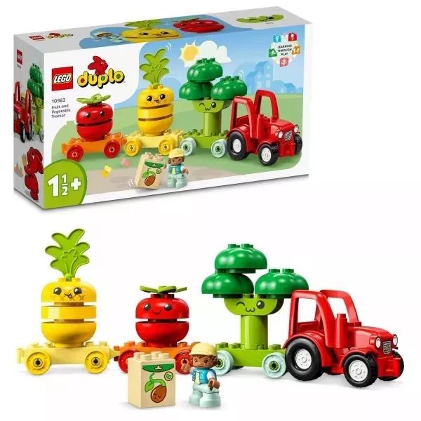 LEGO® DUPLO®: Első készletek Gyümölcs- és zöldségtraktor 10982 CSOMAGOLÁSSÉRÜLT