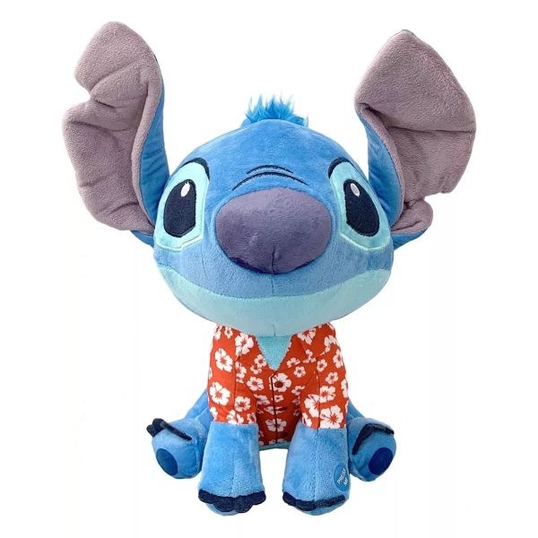 Stitch: în cămașă Hawaii figurină de pluș cu sunet - 30 cm