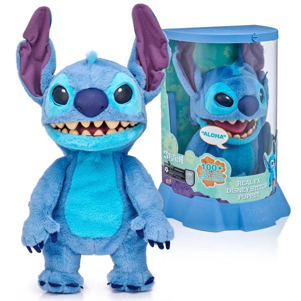 Stitch: Real FX Stitch interaktív plüssfigura - 45 cm