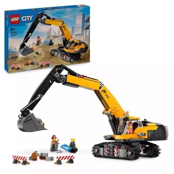 LEGO® City: Sárga markológép játék exkavátor 60420 CSOMAGOLÁSSÉRÜLT