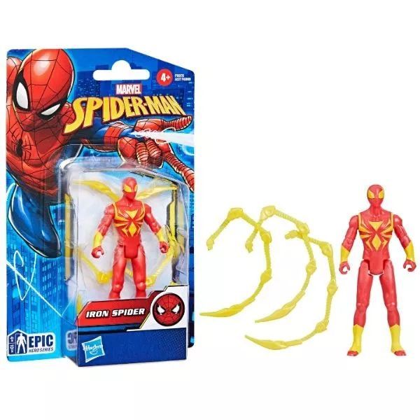Pókember: Iron Spider akciófigura - 10 cm