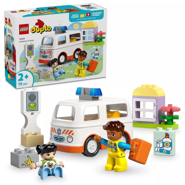 LEGO® DUPLO® Mentőautó és mentősofőr 10447