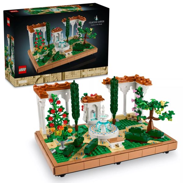 LEGO® Icons Kert szökőkutakkal 10359