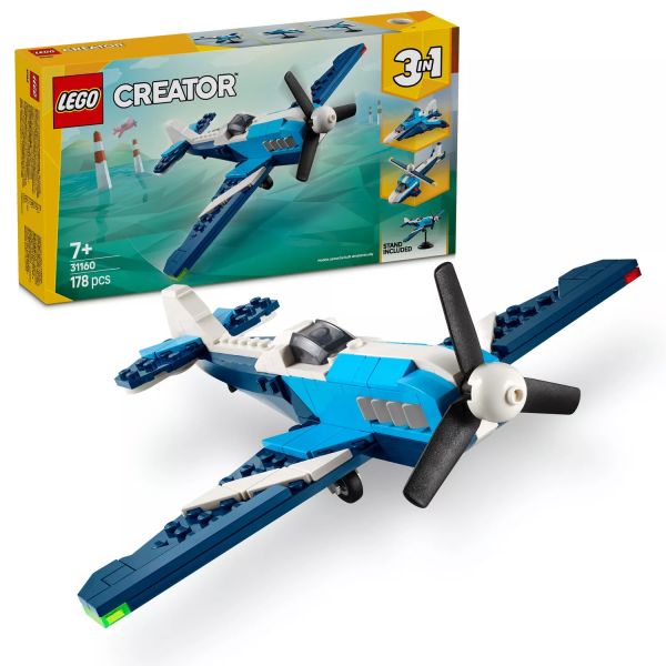LEGO® Creator 3em1 Avião: Avião de Corrida 31160