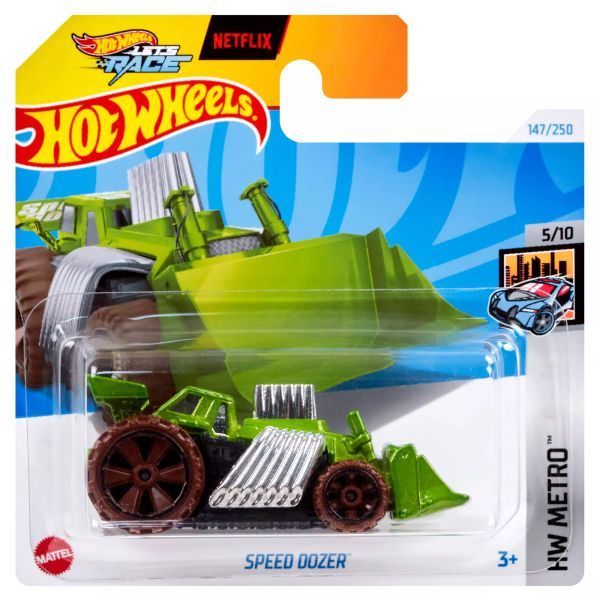 Xe mô hình Hot Wheels basic Tải máy xúc Speed Dozer HTB17