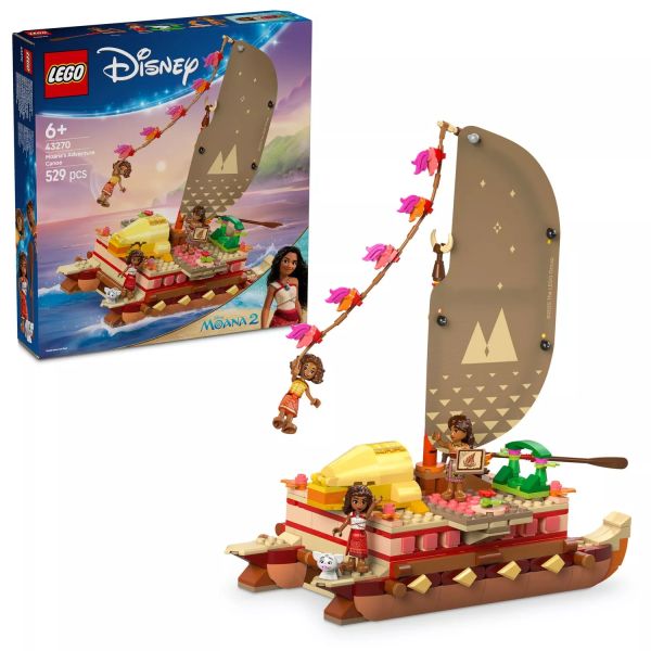 LEGO® Disney Princess Vaiana kalandokkal teli kenuja 43270