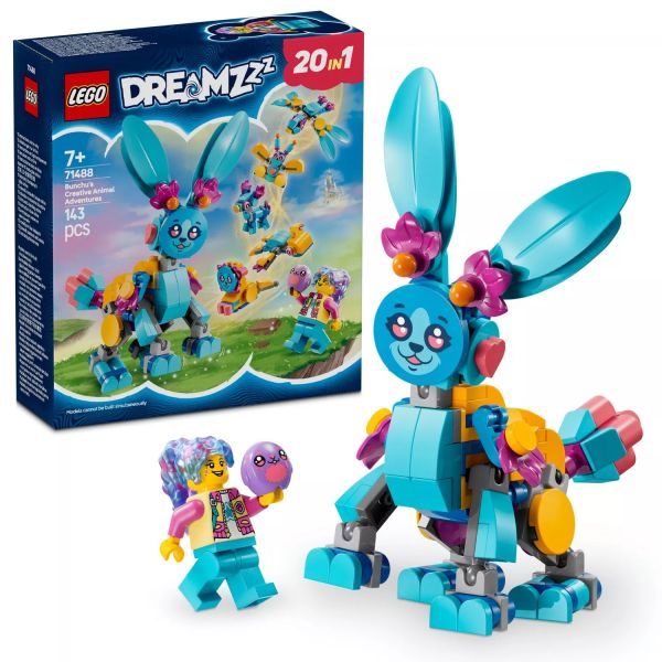 LEGO® DREAMZzz Aventurile creative cu animale ale lui Bunchu 71488