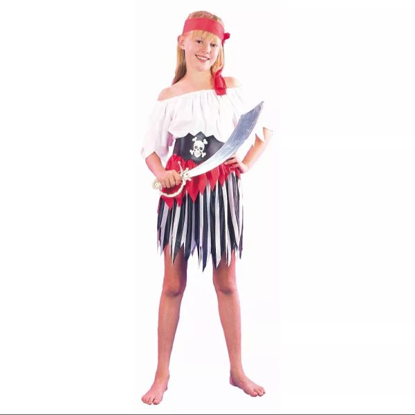 Kalózlány jelmez - 130-140 cm