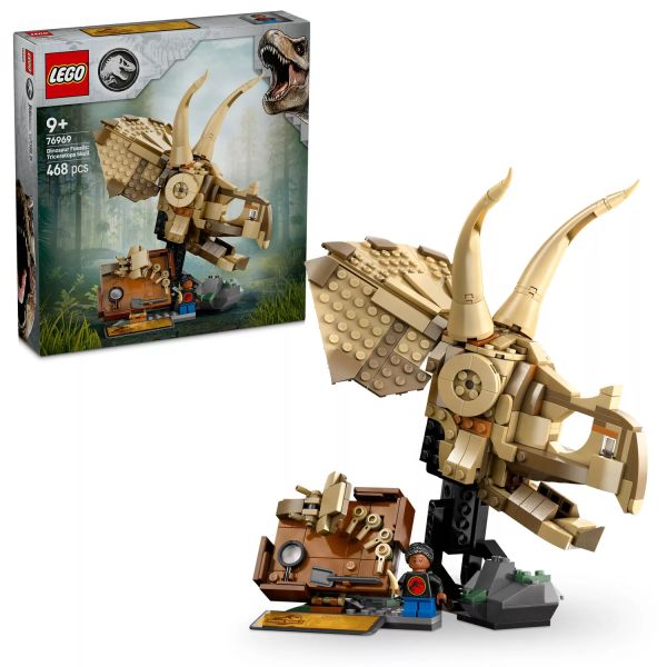 LEGO® Jurrasic World Dinómaradványok: Triceratops-koponya 76969