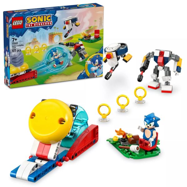 LEGO® Sonic The Hedgehog Sonic csatája a tábortűznél 77001