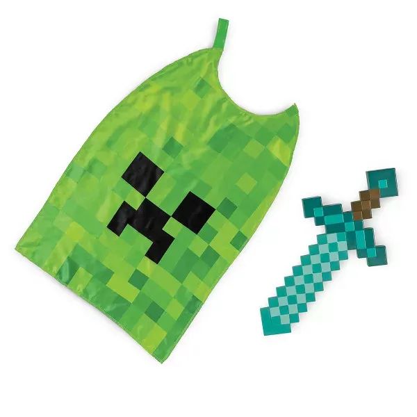 Minecraft: Köpeny és kard jelmezkiegészítő szett - 2 db-os