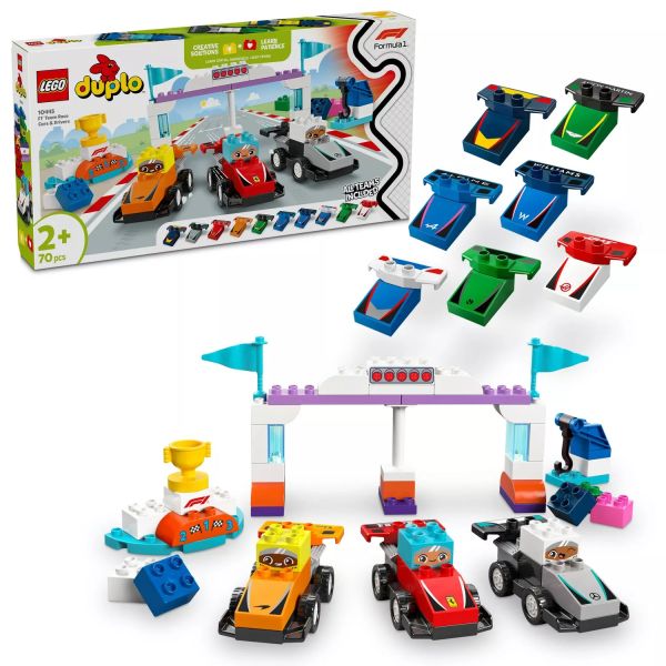 LEGO® DUPLO® F1® versenyautók és pilóták 10445