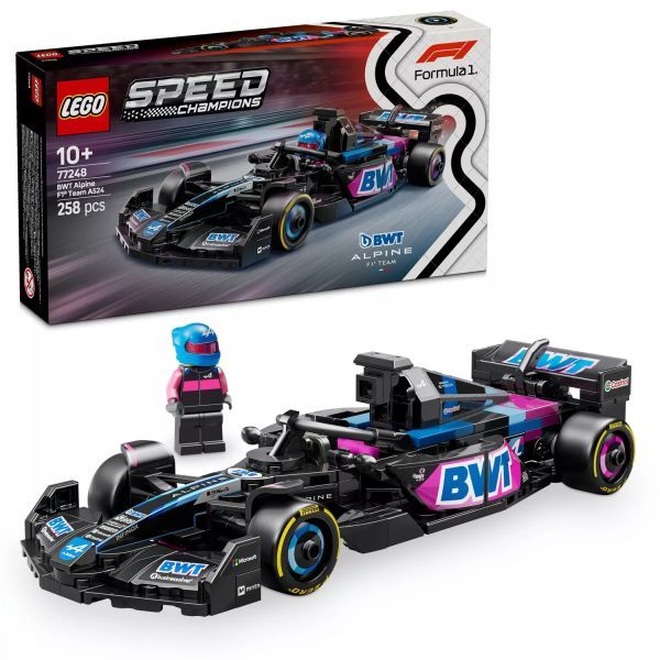 LEGO® Speed Champions BWT Alpine F1® Team A524 versenyautó 77248