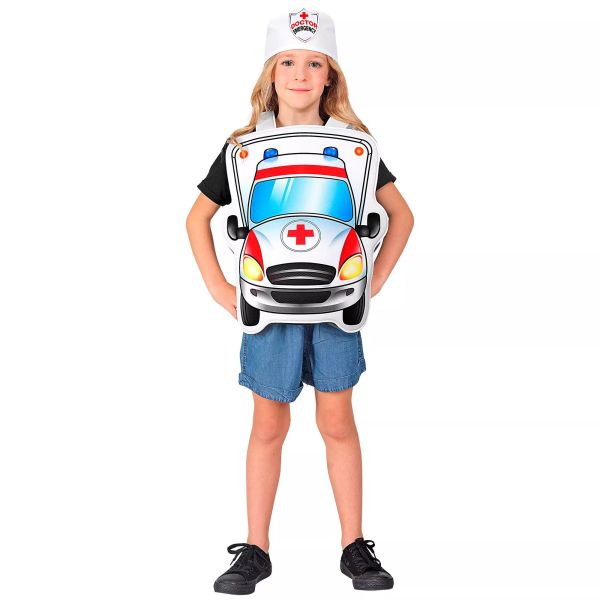 Mentőautó jelmez kiegészítővel - 113 cm