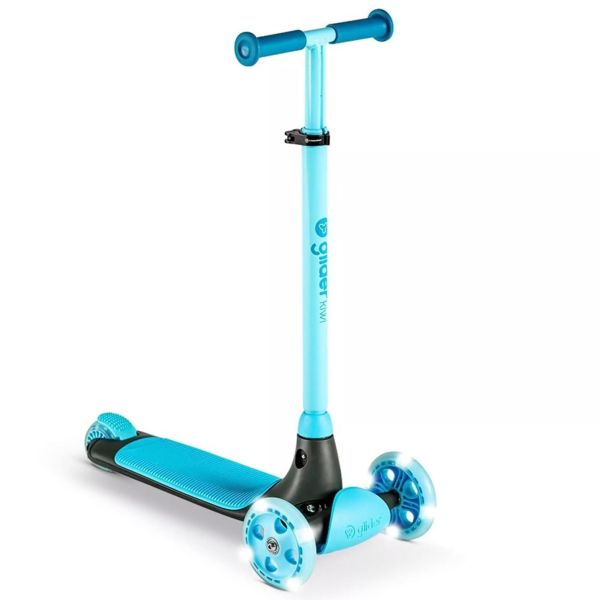 Yvolution: Glider Kiwi világító, háromkerekű roller - Kék