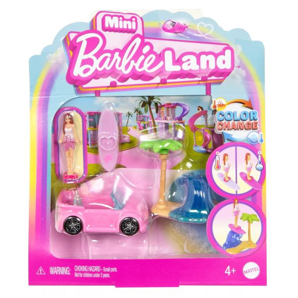 Barbie: Mini BarbieLand jármű - Kabrió