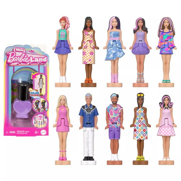 Barbie: Mini BarbieLand meglepetés a körömlakkban baba