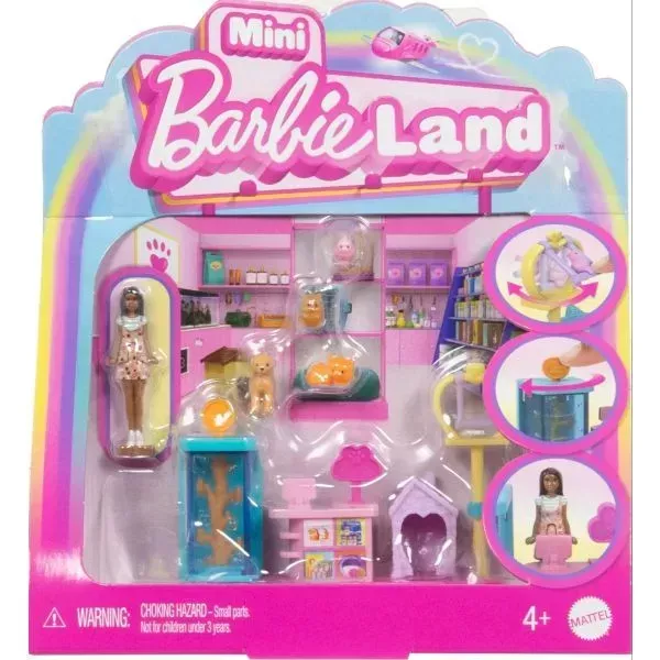 Barbie: Mini BarbieLand játékszett - Supermarket